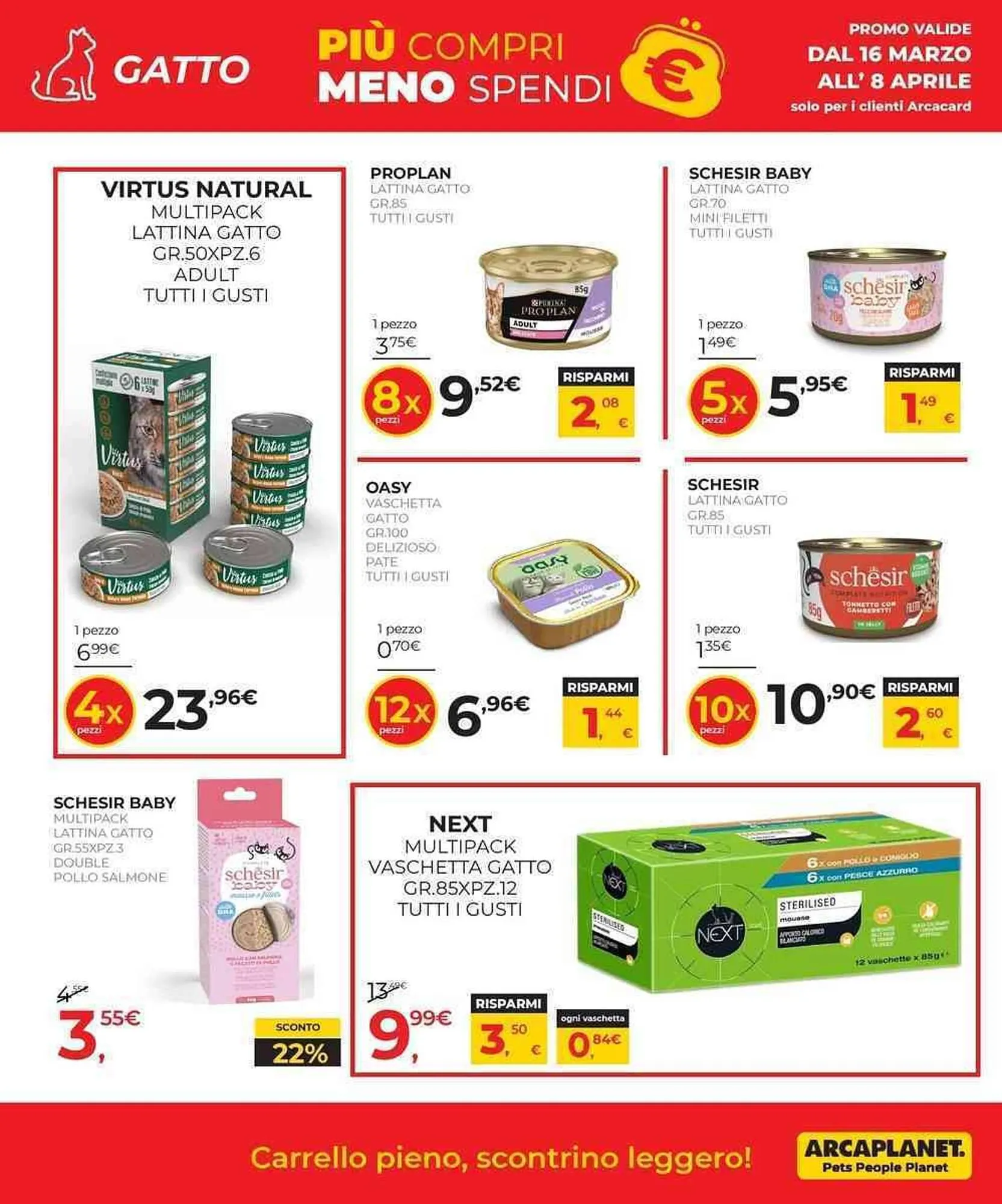 Volantino Arcaplanet da 16 marzo a 8 aprile di 2026 - Pagina del volantino 4