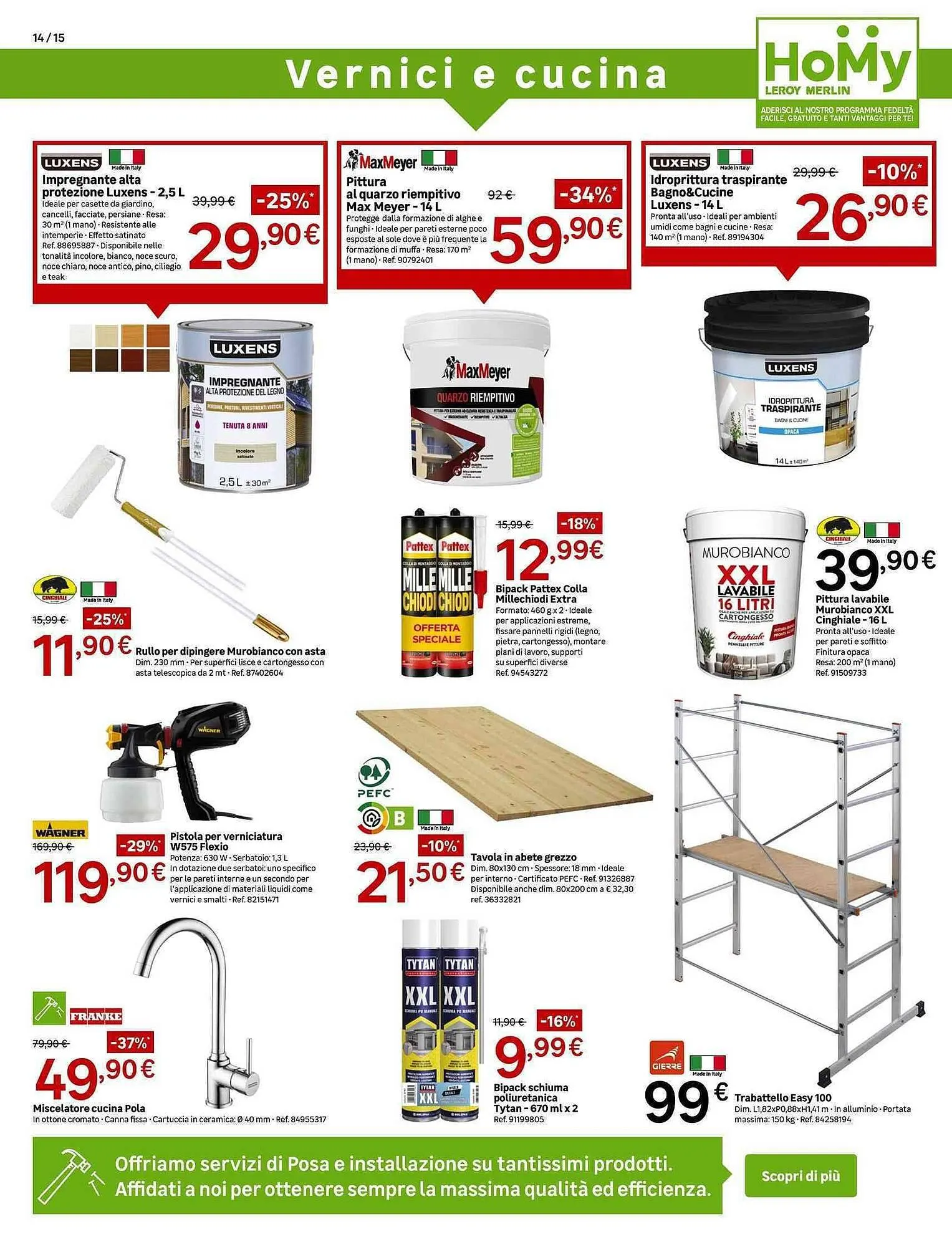 Volantino Leroy Merlin da 7 maggio a 2 giugno di 2025 - Pagina del volantino 14