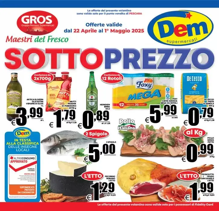 APRE PESCARA da 22 aprile a 1 maggio di 2025 - Pagina del volantino 1