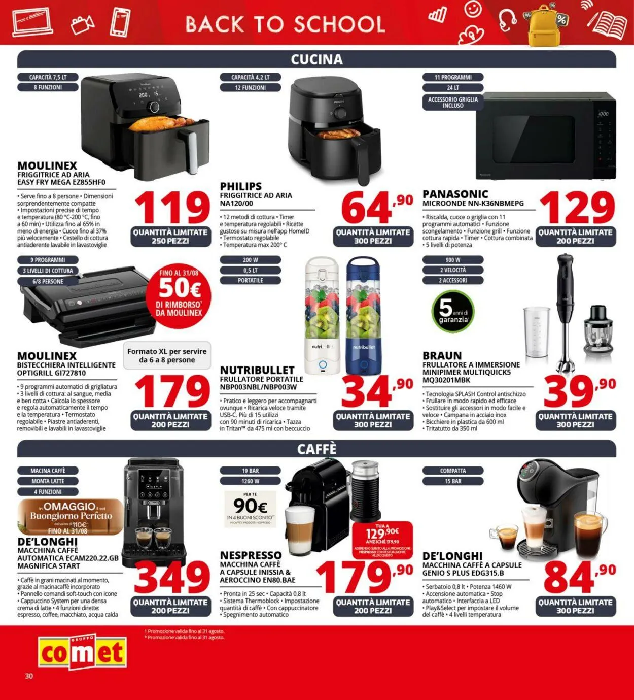 Comet Volantino attuale da 22 agosto a 11 settembre di 2025 - Pagina del volantino 30