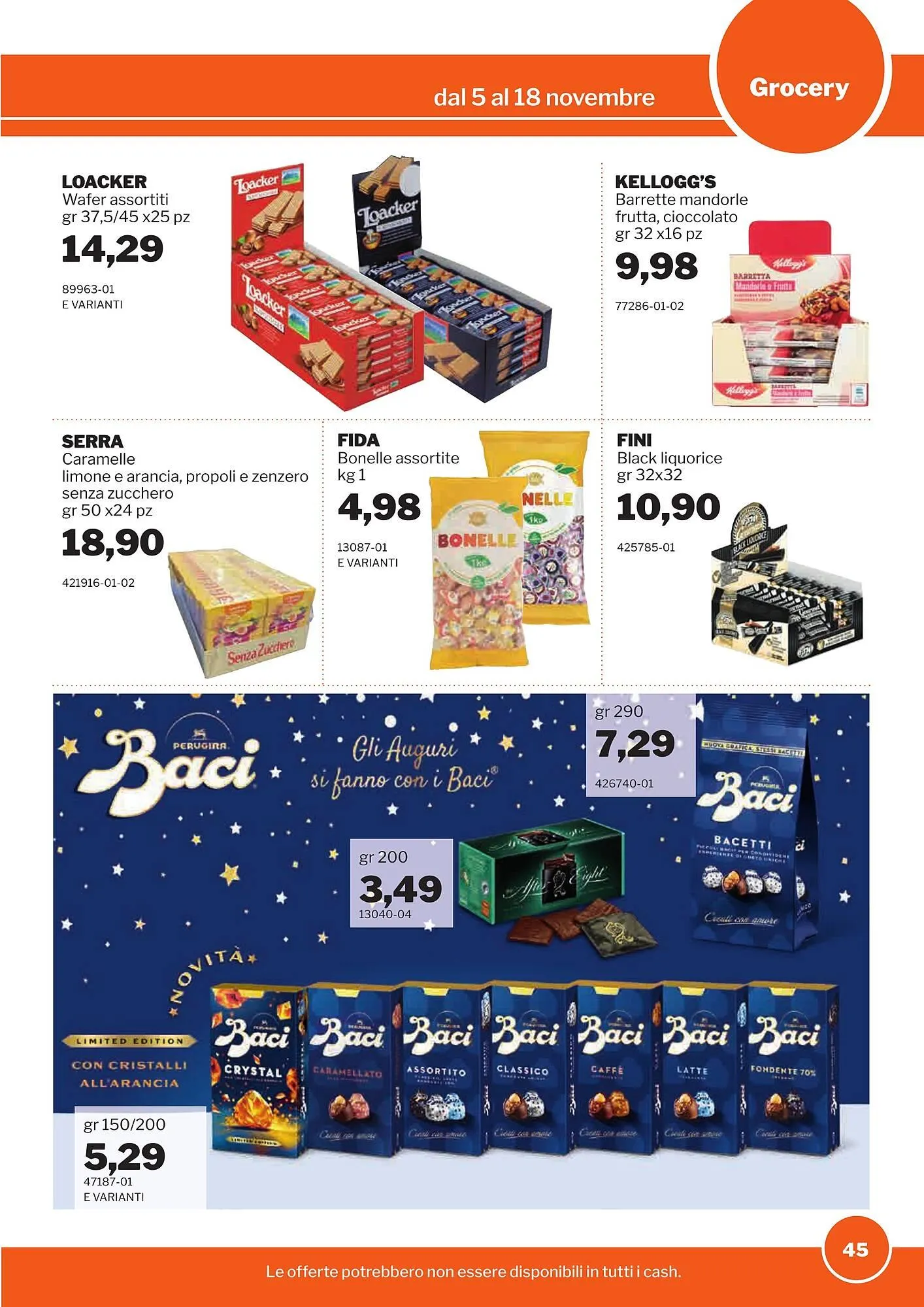 Volantino GrosMarket da 5 novembre a 18 novembre di 2025 - Pagina del volantino 45