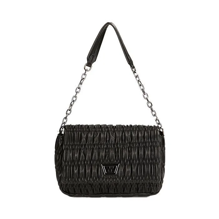 Borsa a spalla matelassé nera