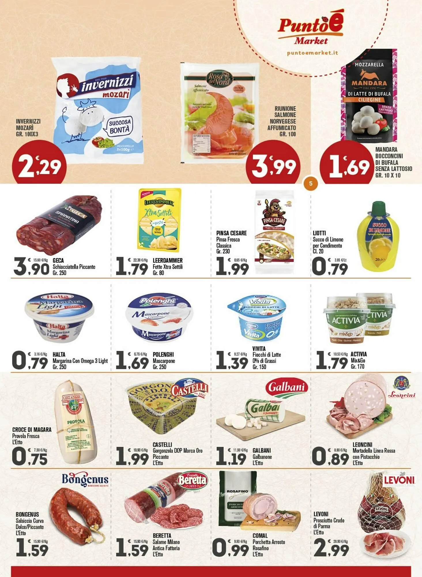 Volantino Punto é market da 20 marzo a 29 marzo di 2026 - Pagina del volantino 5