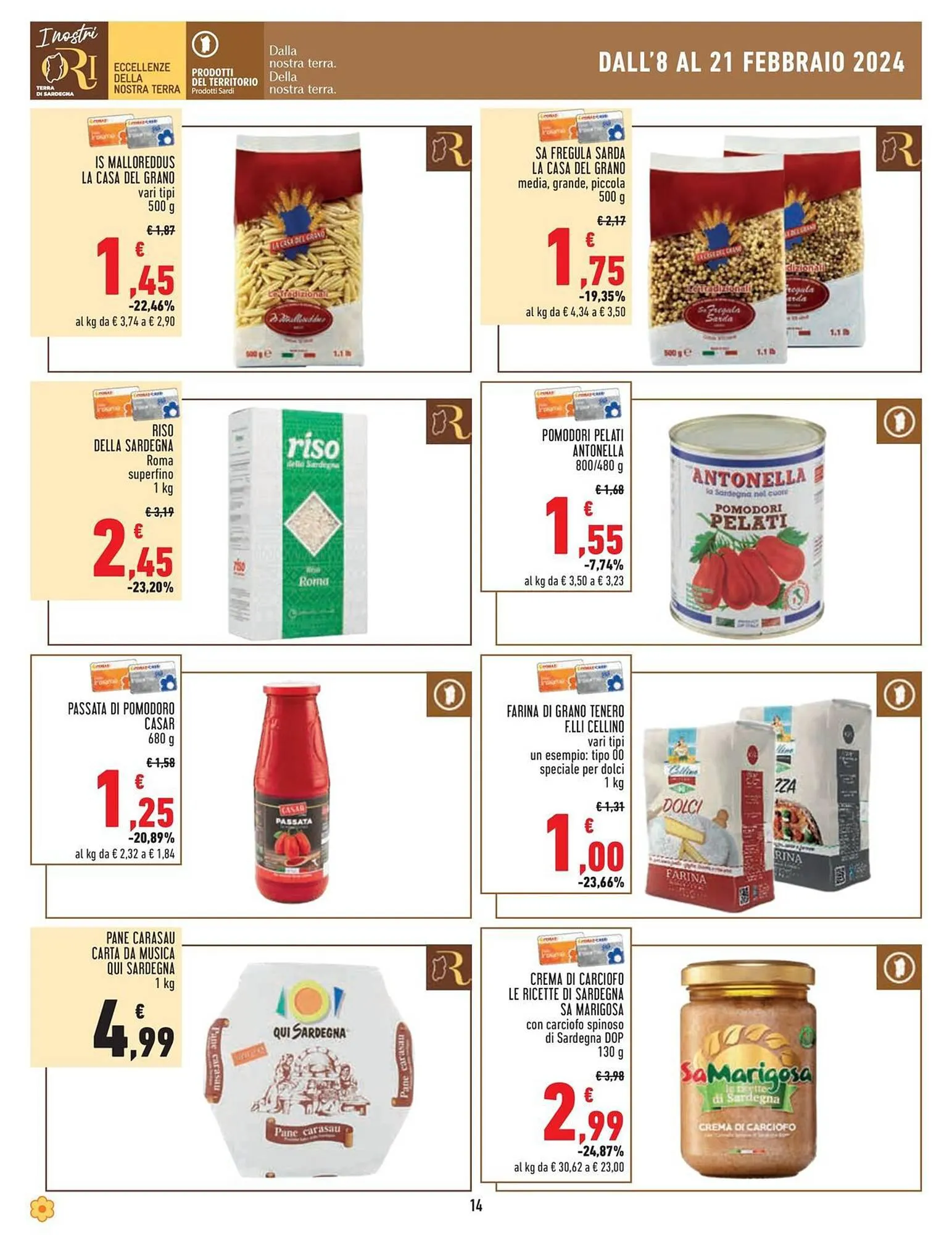 Volantino Sapori & Dintorni Conad da 8 febbraio a 21 febbraio di 2024 - Pagina del volantino 14