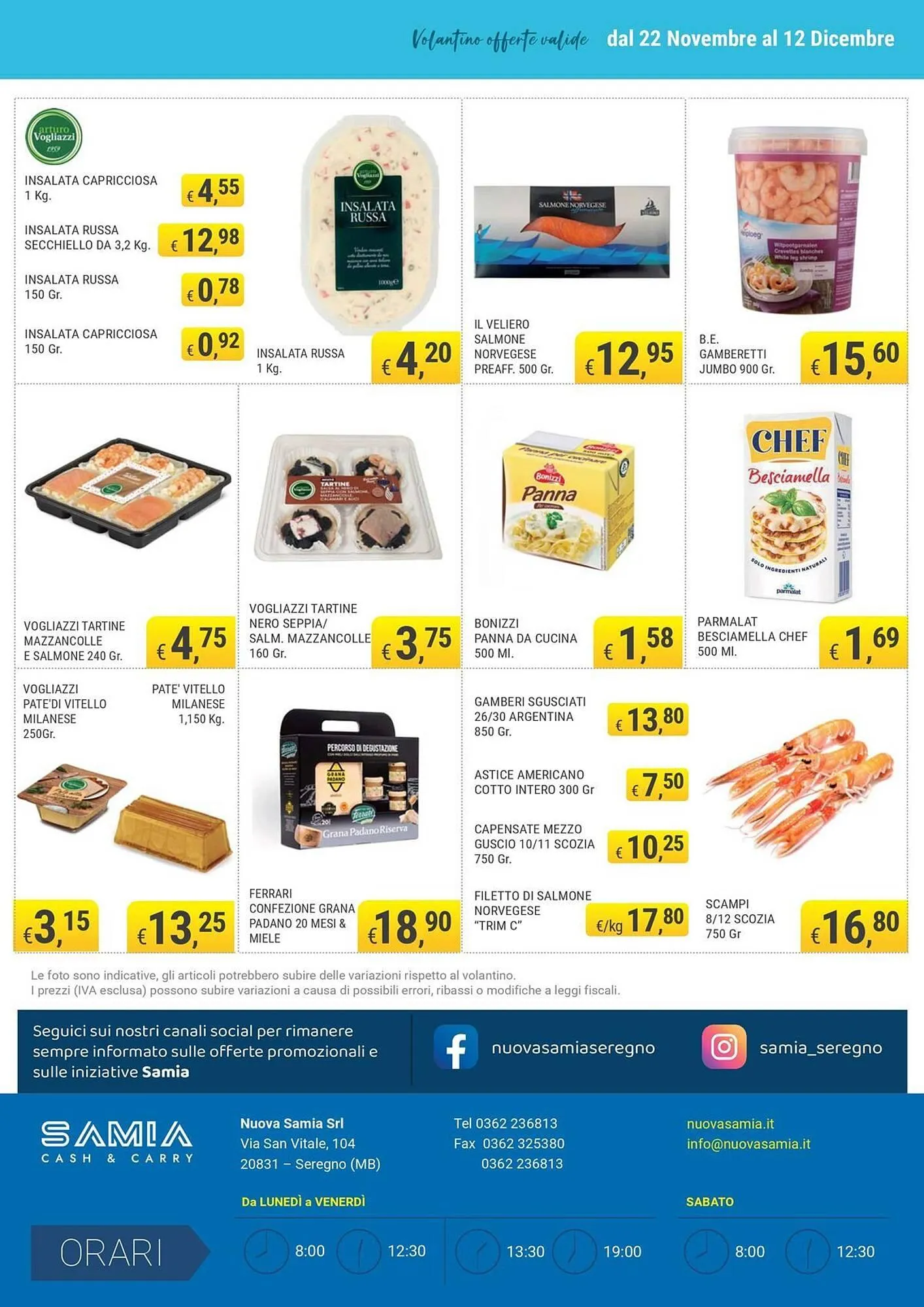 Volantino Samia Cash and Carry da 22 novembre a 12 dicembre di 2025 - Pagina del volantino 8