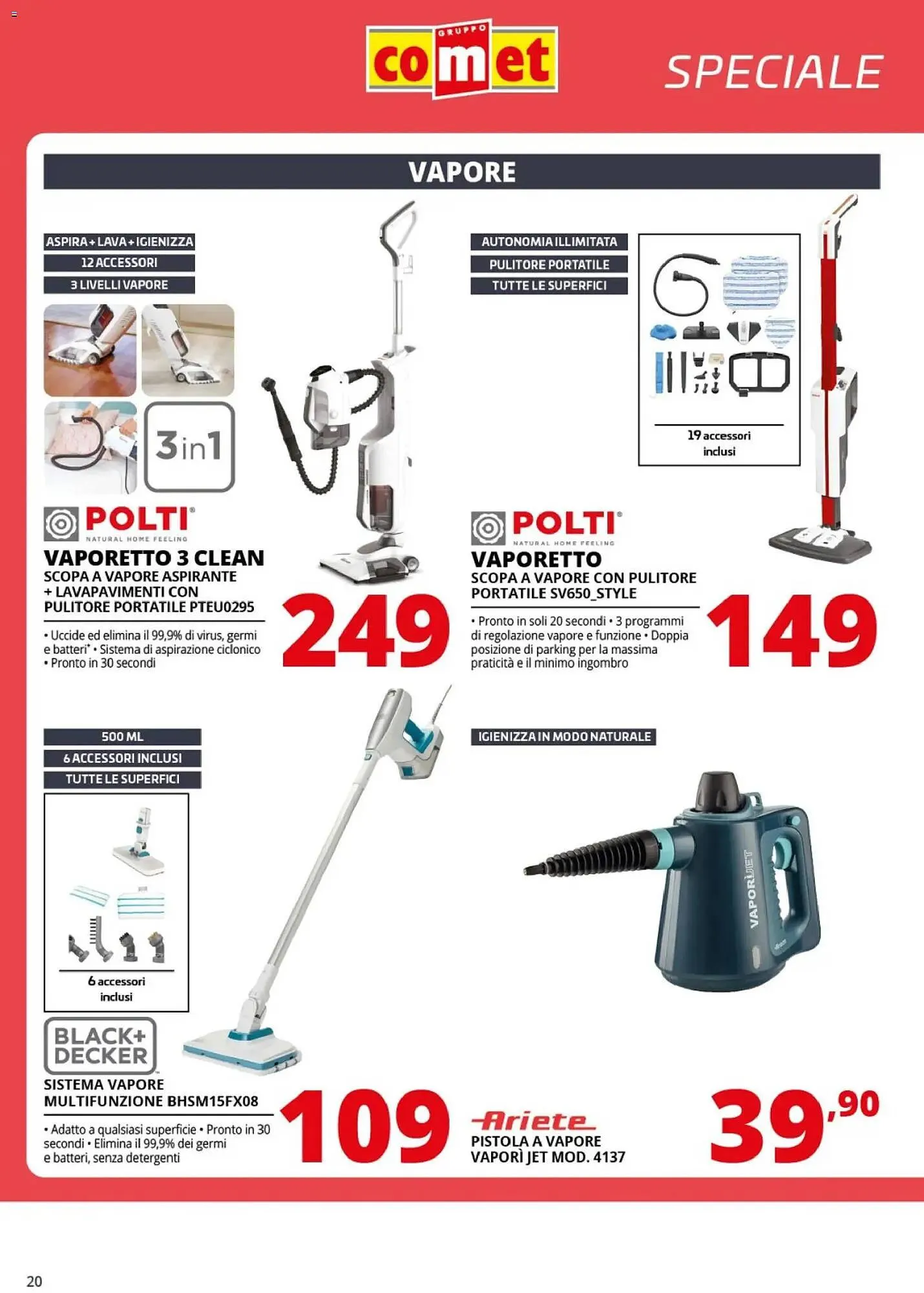 Volantino Comet da 20 febbraio a 4 marzo di 2026 - Pagina del volantino 20