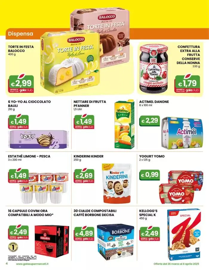 Gran risparmio da 26 marzo a 8 aprile di 2025 - Pagina del volantino 4