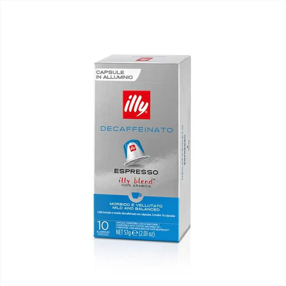 ILLY - 10 CAPSULE COMPATIBILI NESPRESSO DECAFFEINATO