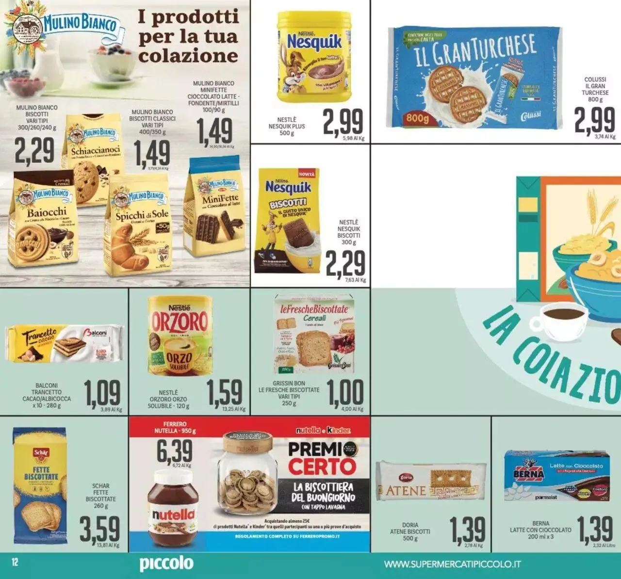 Volantino Piccolo da 18 settembre a 1 ottobre di 2023 - Pagina del volantino 12