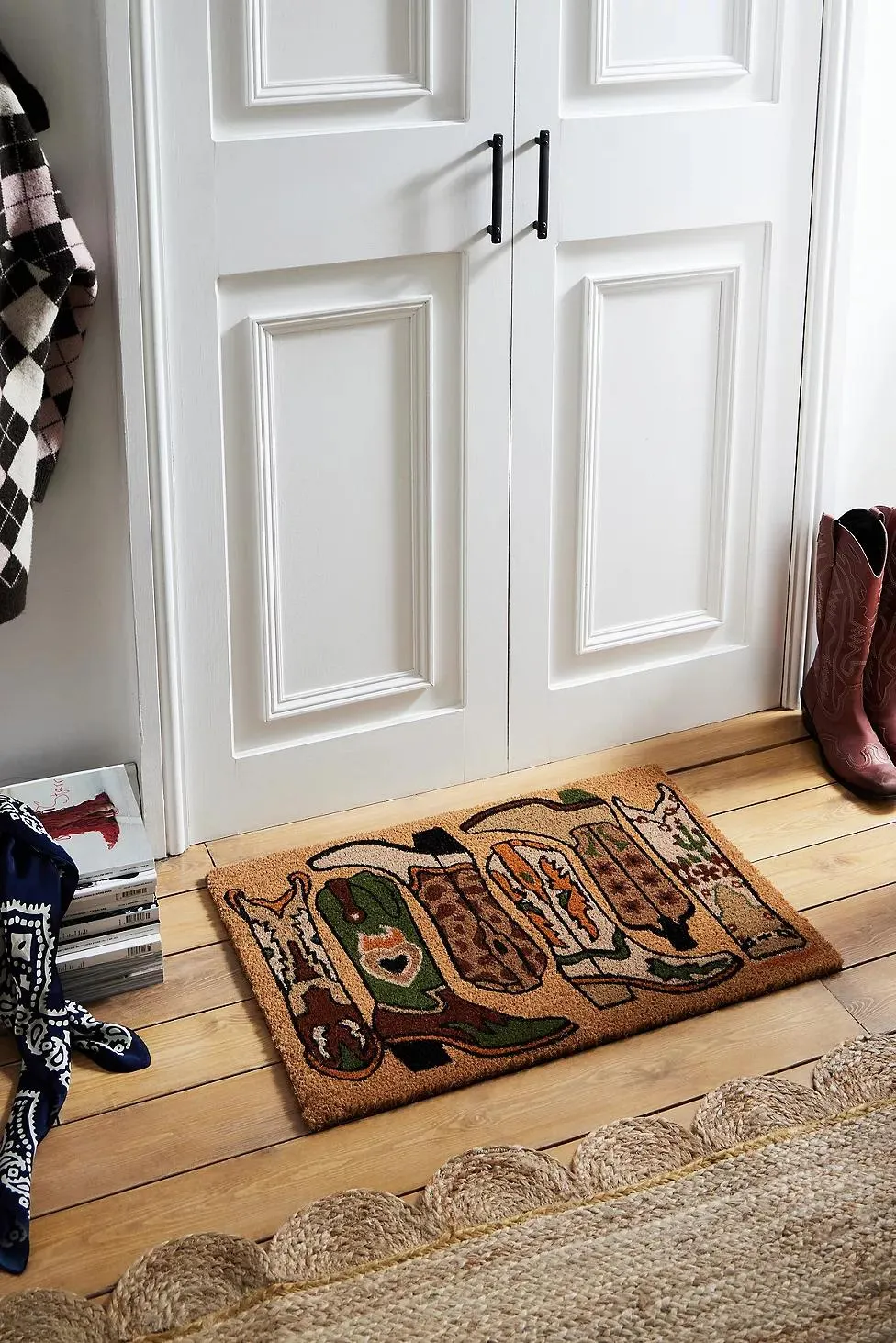 Western Boot Door Mat