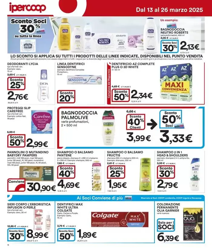 Sconti 30% - 40% - 50% da 13 marzo a 26 marzo di 2025 - Pagina del volantino 18