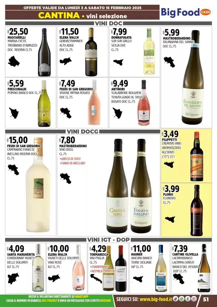 Carnevale innamorati della convenienza da 3 febbraio a 15 febbraio di 2025 - Pagina del volantino 51