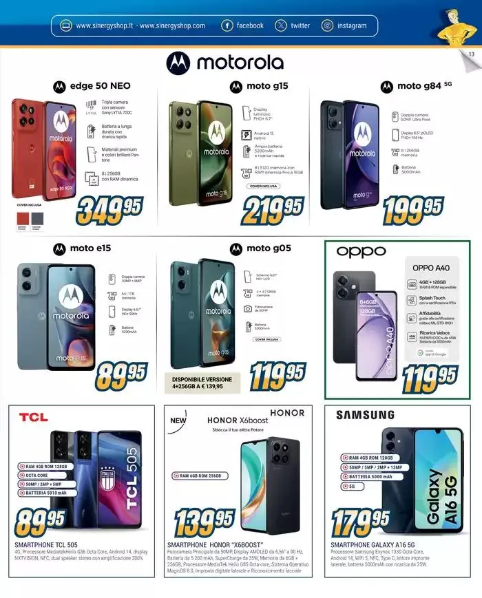 Offre Sinergy da 24 aprile a 24 maggio di 2025 - Pagina del volantino 13
