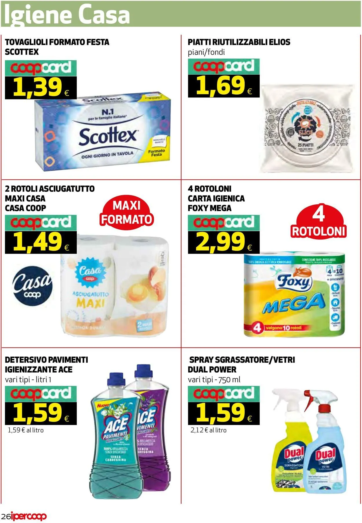 Coop Volantino attuale da 25 luglio a 5 agosto di 2025 - Pagina del volantino 26