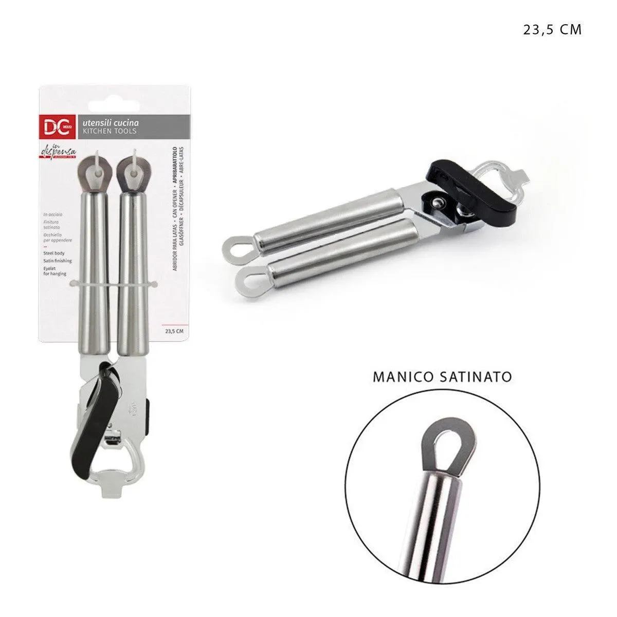 Dc Jar Opener Steel F/Satin 23.5X5Cm