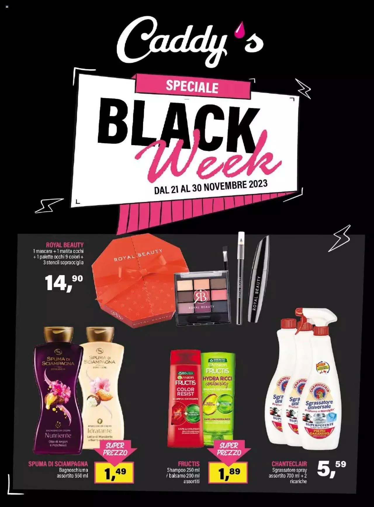 Caddy's - Black Week da 21 novembre a 30 novembre di 2023 - Pagina del volantino 1