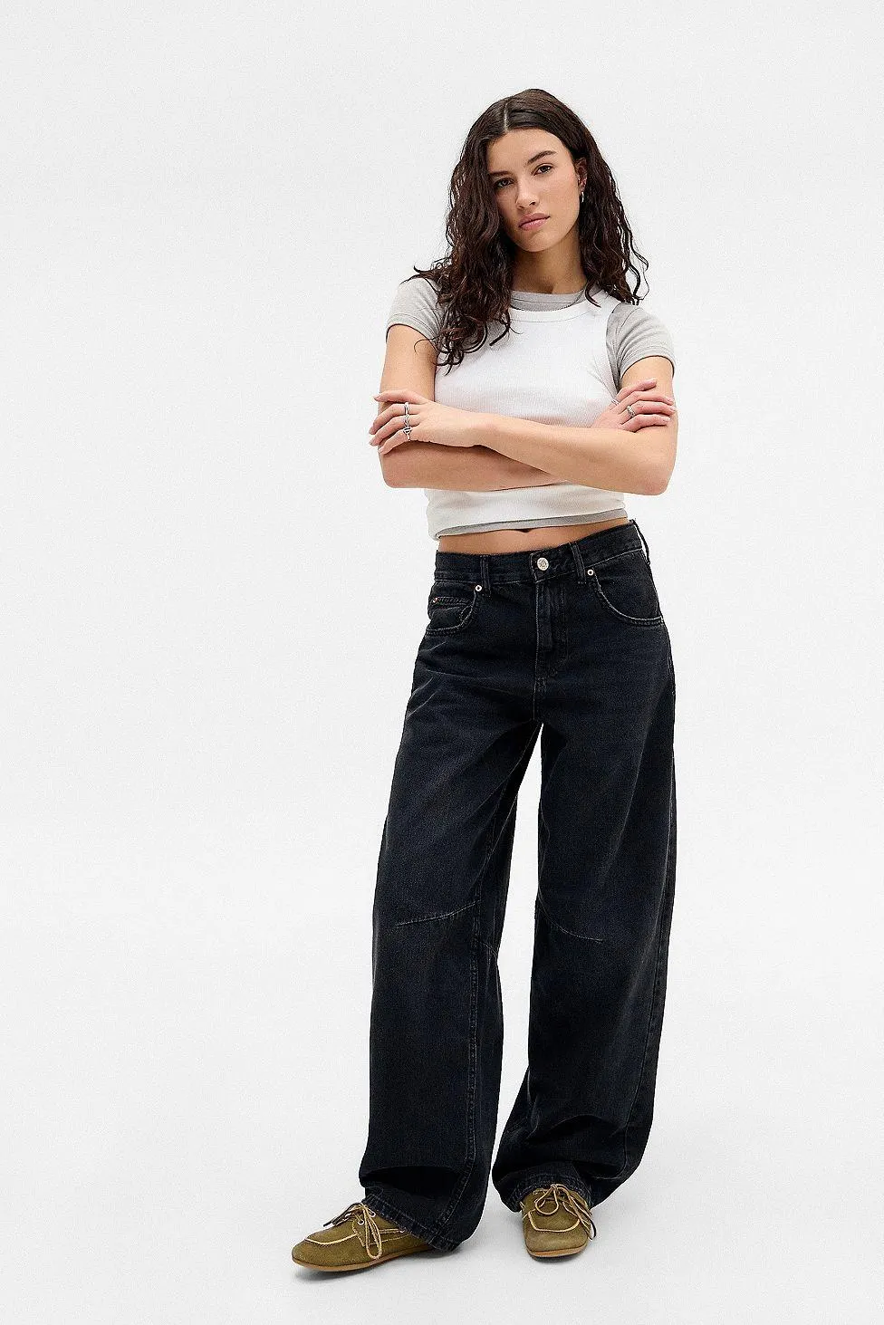 BDG Logan Boyfriend Black Jeans