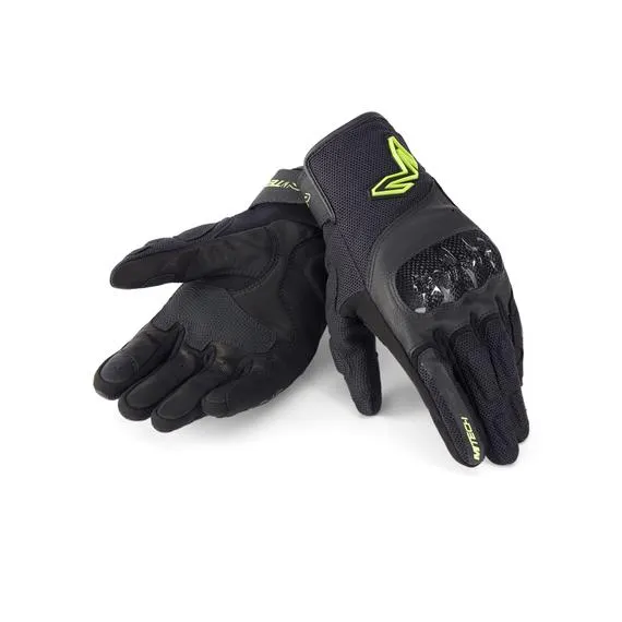 Guanti da moto ST-2 Air Nero/Giallo Fluo