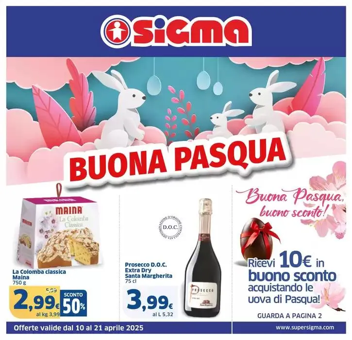Buona Pasqua, Sigma da 10 aprile a 21 aprile di 2025 - Pagina del volantino 1