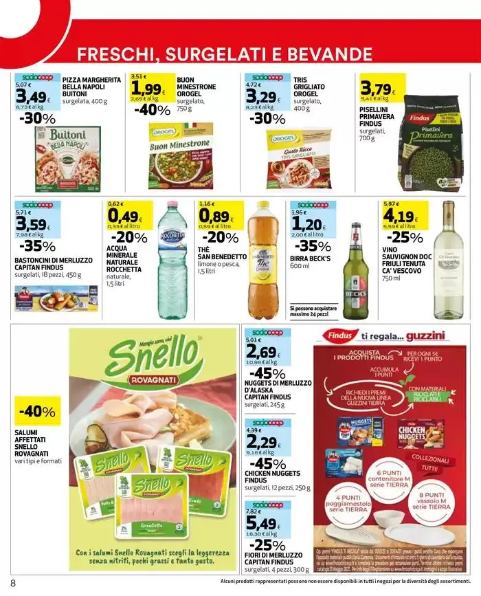 25% su prodotti solidal Coop e libera terra da 20 marzo a 26 marzo di 2025 - Pagina del volantino 8