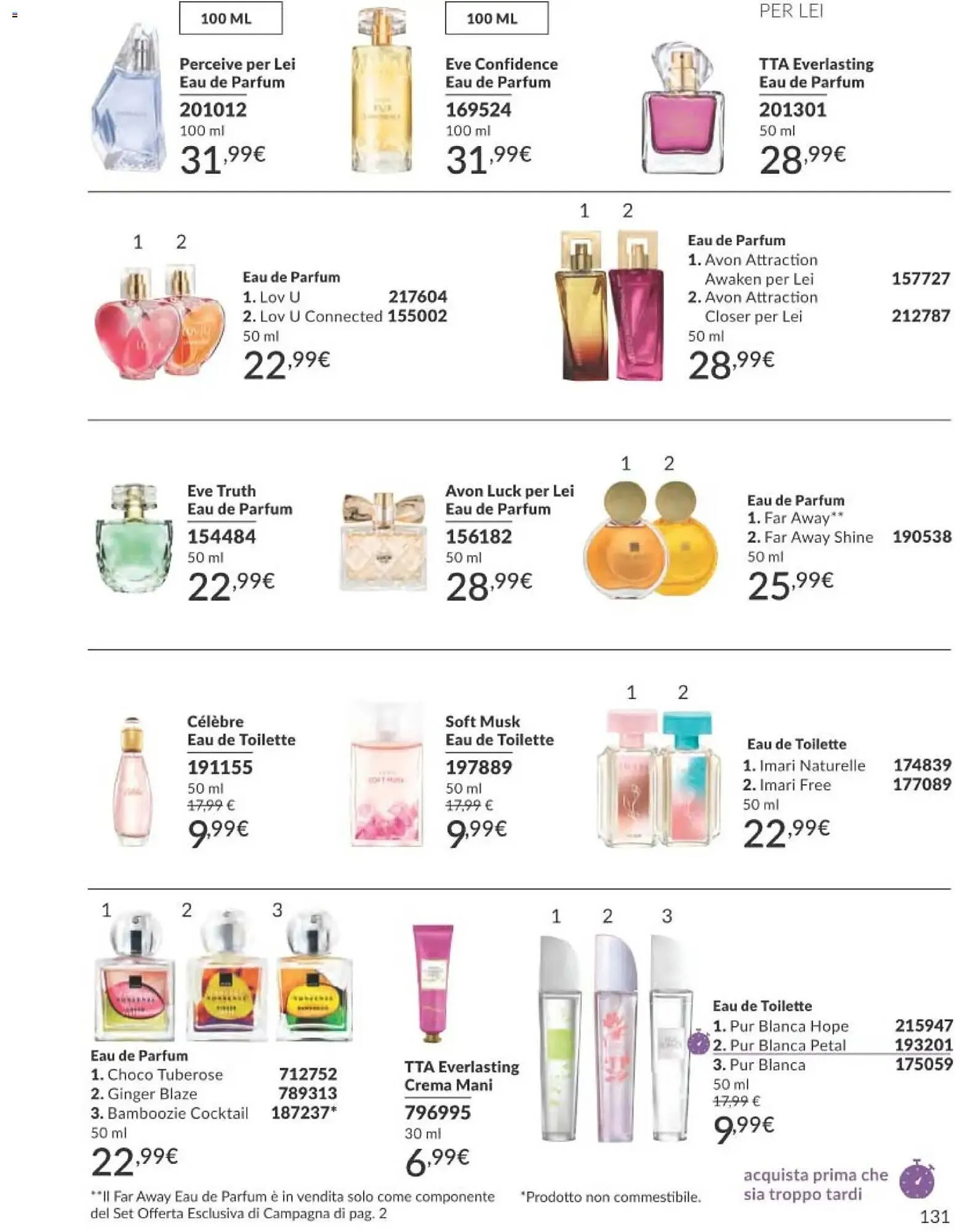 Catalogo Avon da 1 dicembre a 30 dicembre di 2025 - Pagina del volantino 131