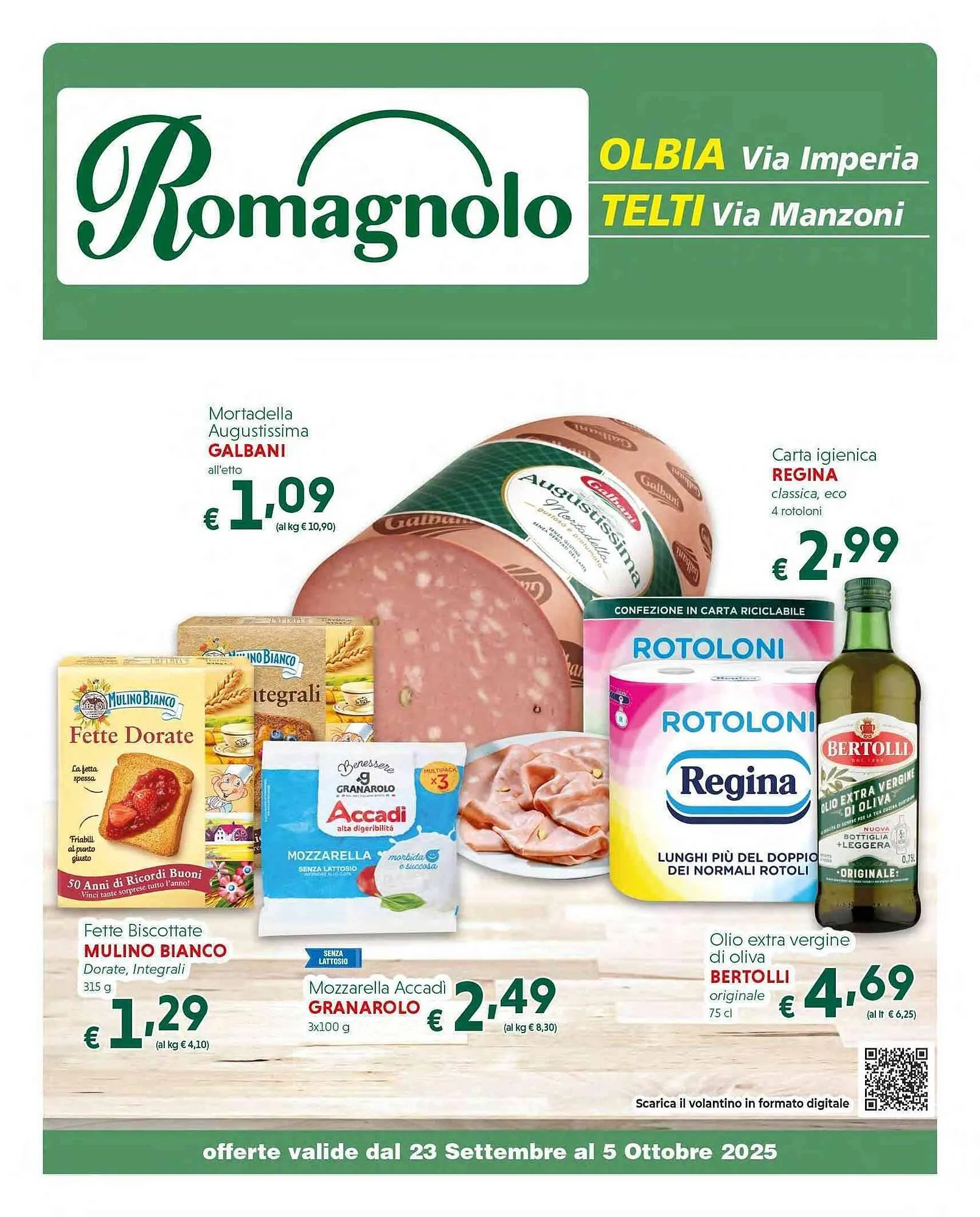 Volantino Iper Romagnolo da 23 settembre a 5 ottobre di 2025 - Pagina del volantino 1
