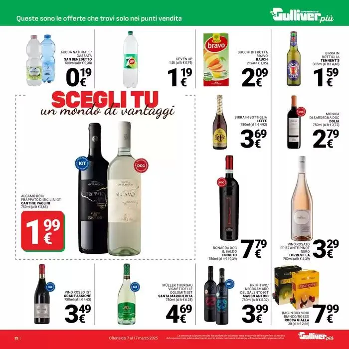 Scegli tu un mondo di vantaggi da 7 marzo a 17 marzo di 2025 - Pagina del volantino 32