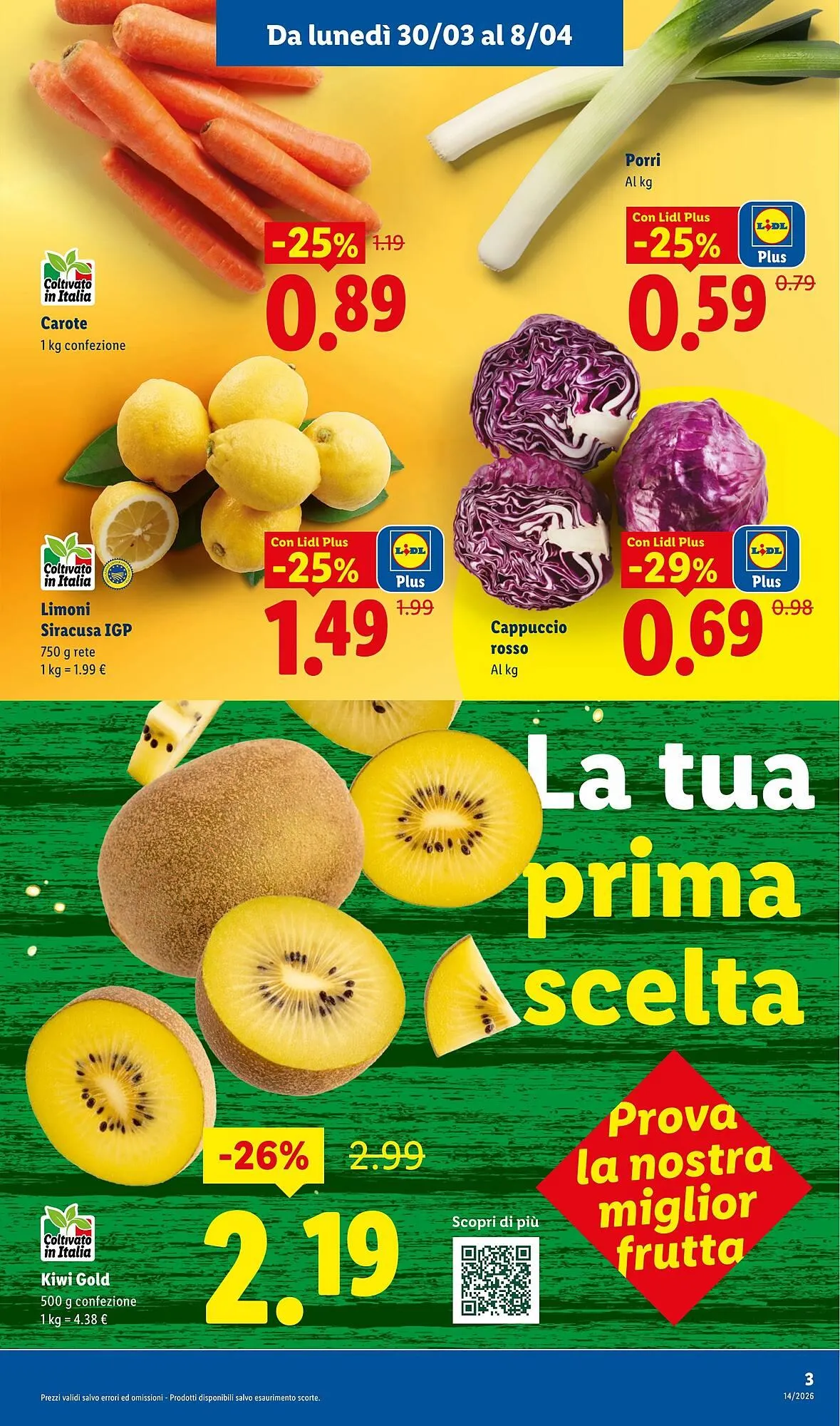 Volantino Lidl da 30 marzo a 8 aprile di 2026 - Pagina del volantino 3
