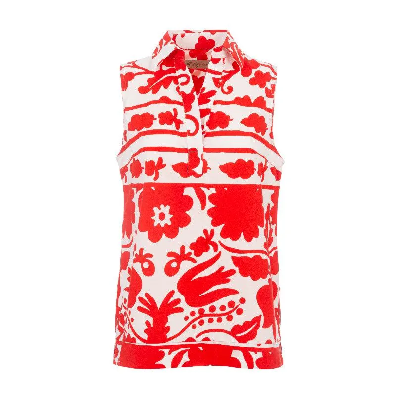 Camicia donna smanicata