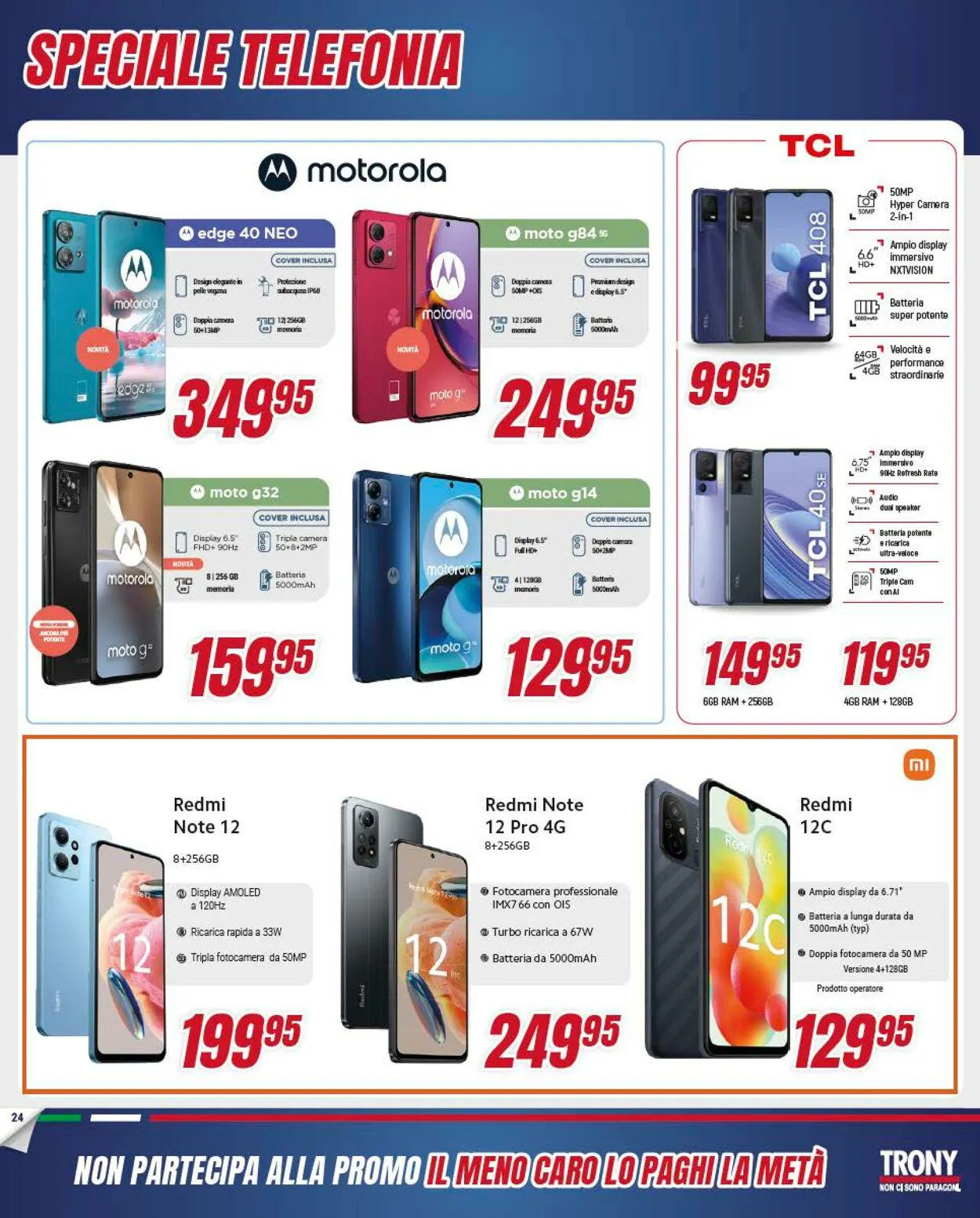 Trony - Palermo Volantino attuale da 30 novembre a 24 dicembre di 2023 - Pagina del volantino 24
