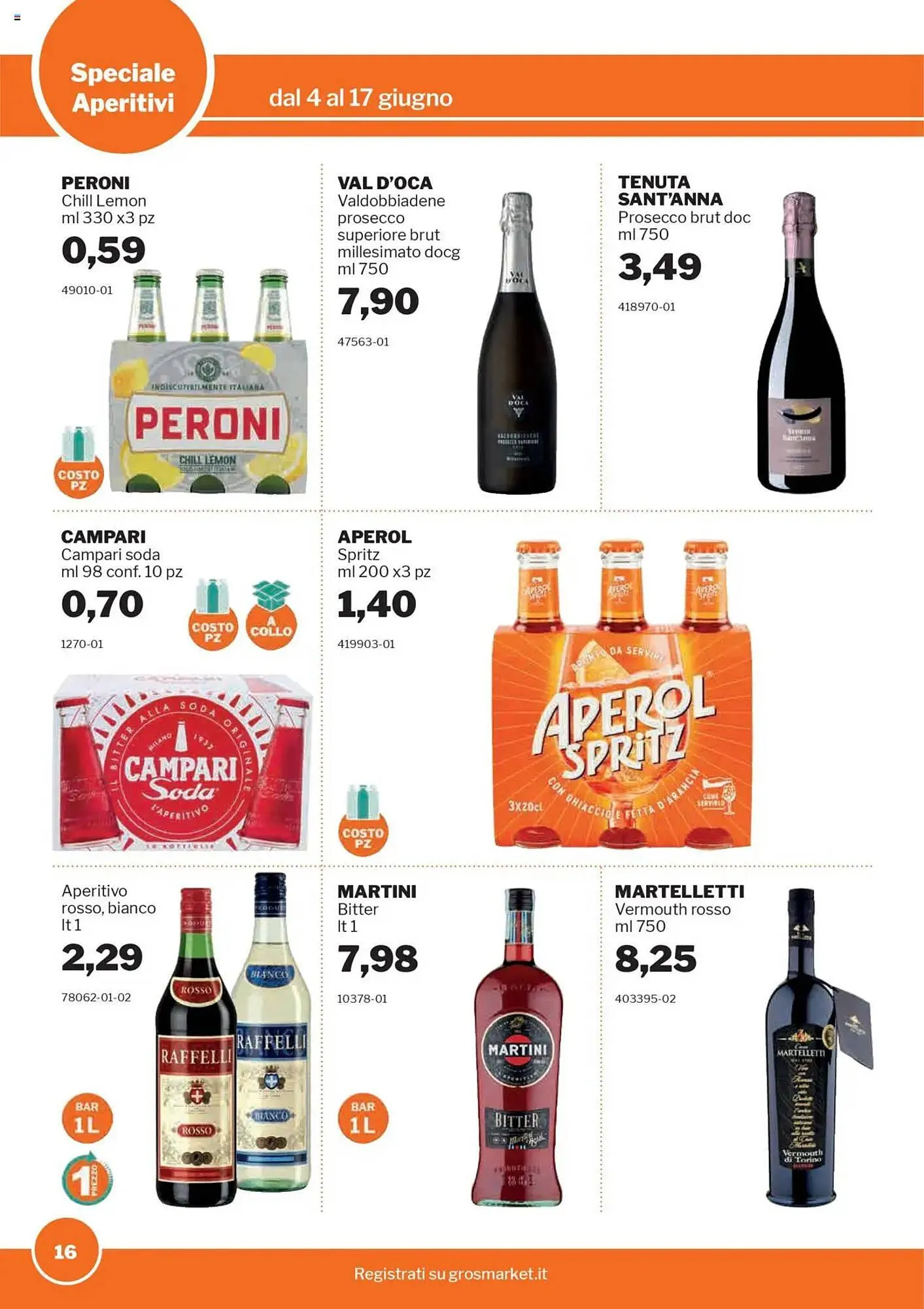 Volantino GrosMarket da 4 giugno a 17 giugno di 2025 - Pagina del volantino 16