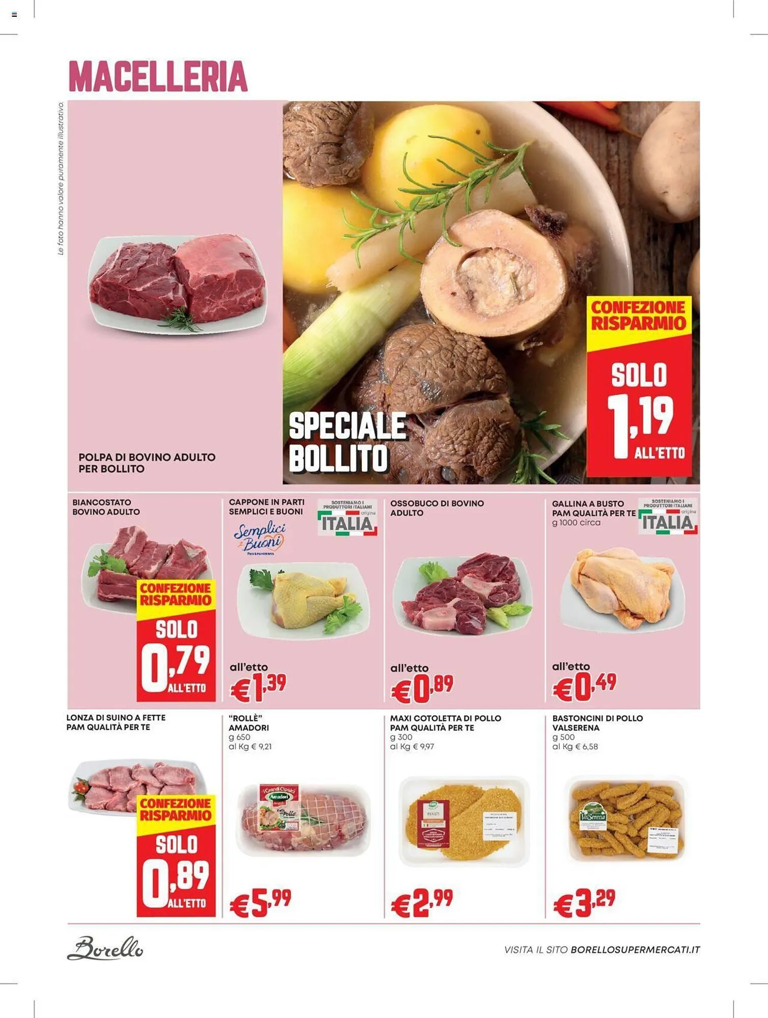 Volantino Borello Supermercati da 17 ottobre a 30 ottobre di 2024 - Pagina del volantino 8