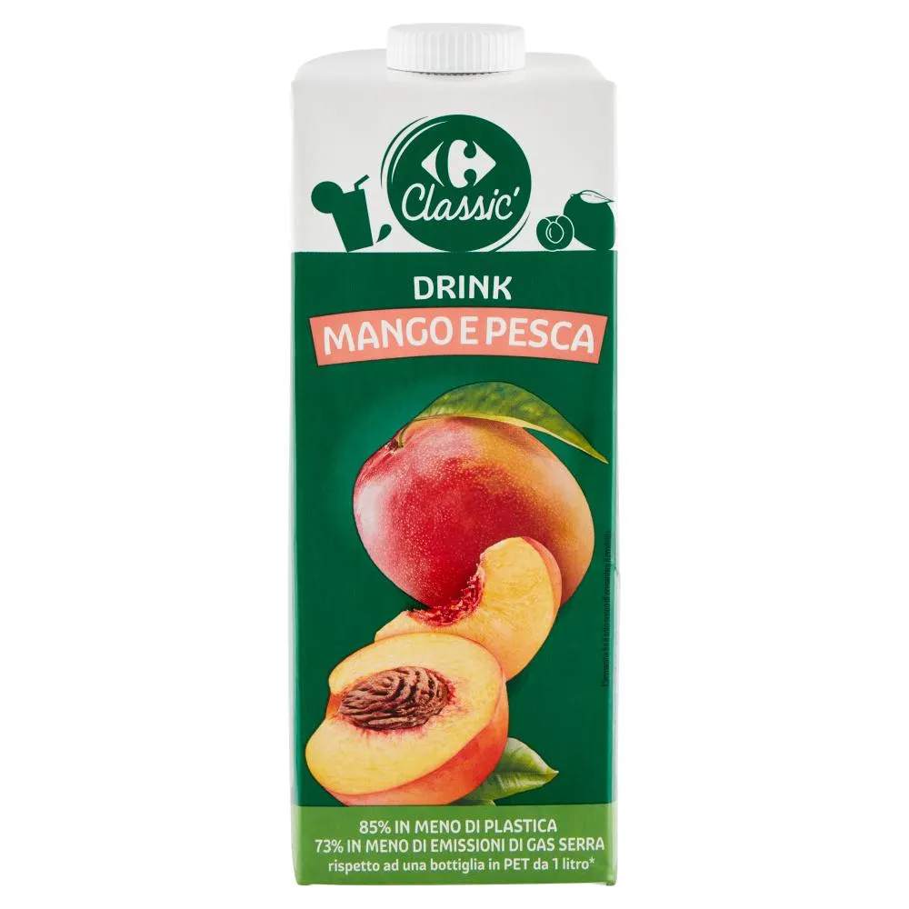 Carrefour Classic Drink Mango e Pesca 1 L