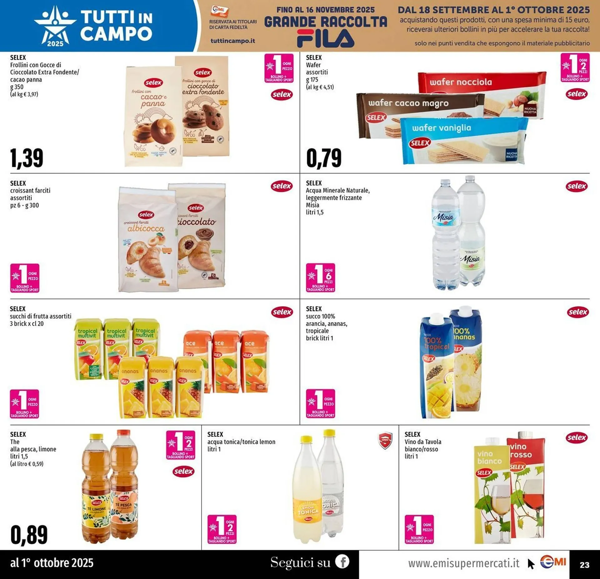 Volantino Emi Supermercati da 18 settembre a 1 ottobre di 2025 - Pagina del volantino 23