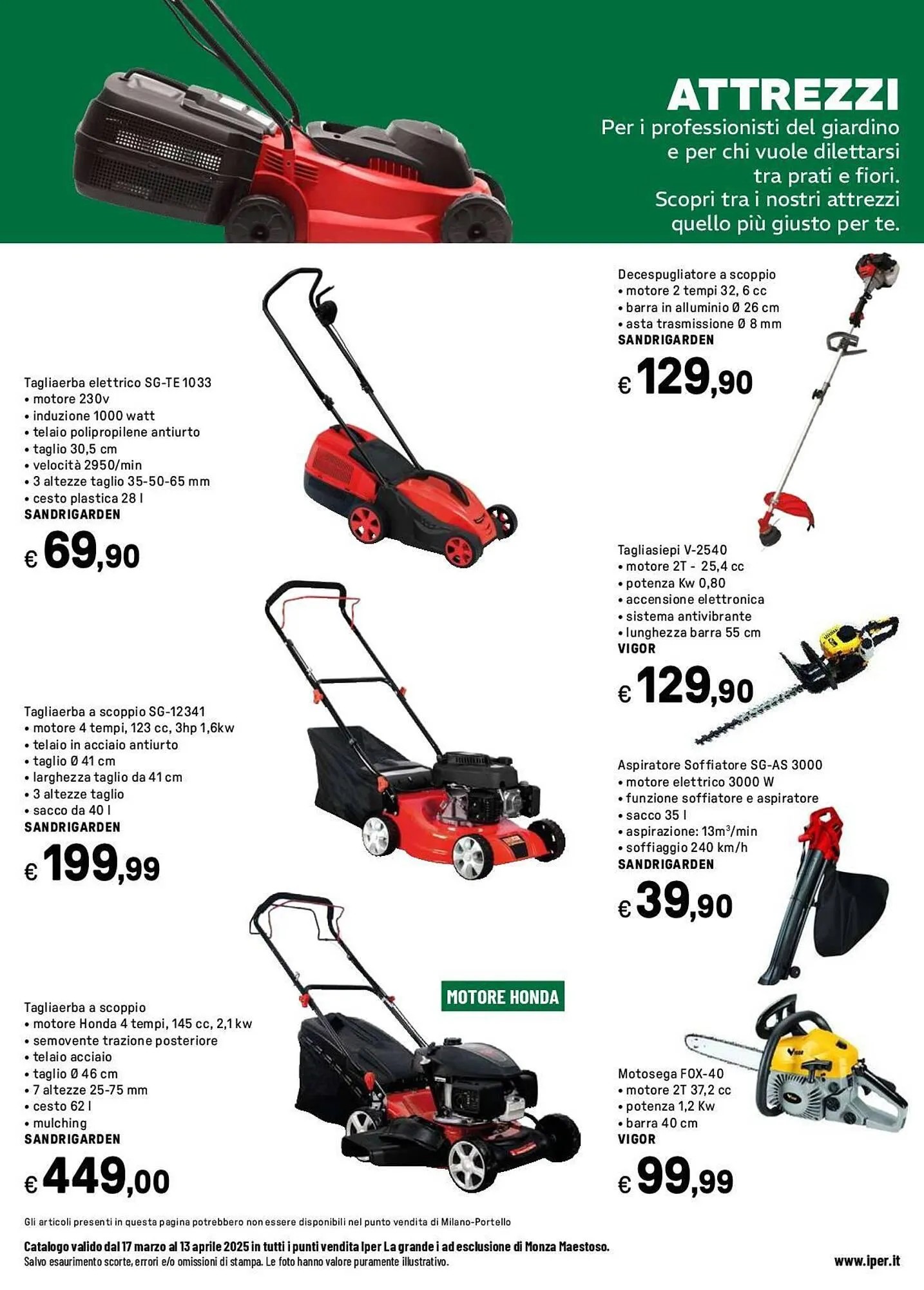 Volantino Iper La Grande da 17 marzo a 13 aprile di 2025 - Pagina del volantino 16