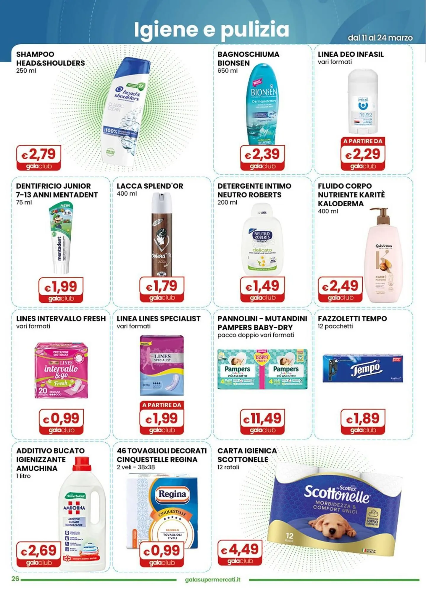 Volantino Gala Supermercati da 11 marzo a 24 marzo di 2026 - Pagina del volantino 26