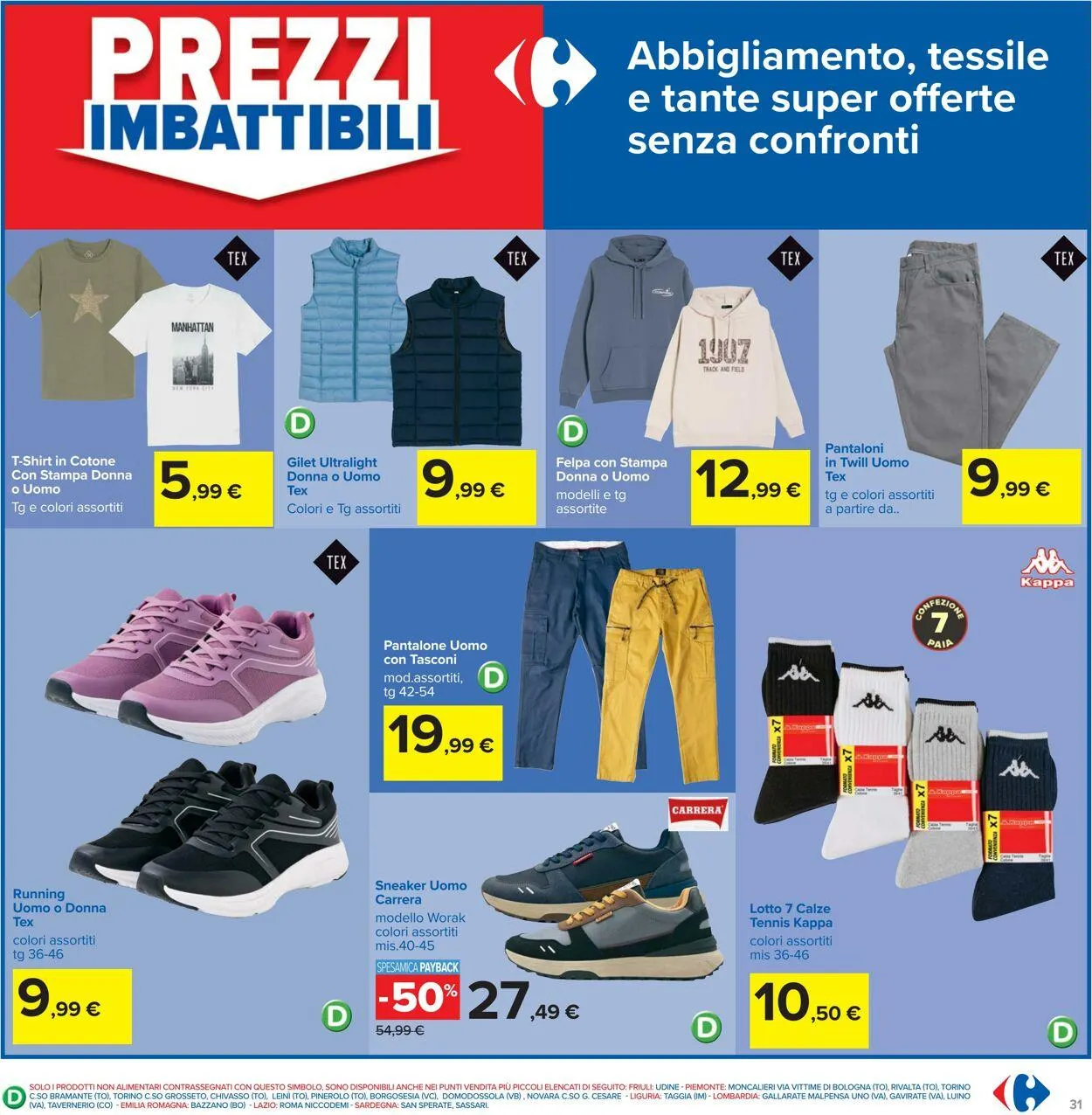Carrefour Volantino attuale da 15 settembre a 25 settembre di 2025 - Pagina del volantino 31