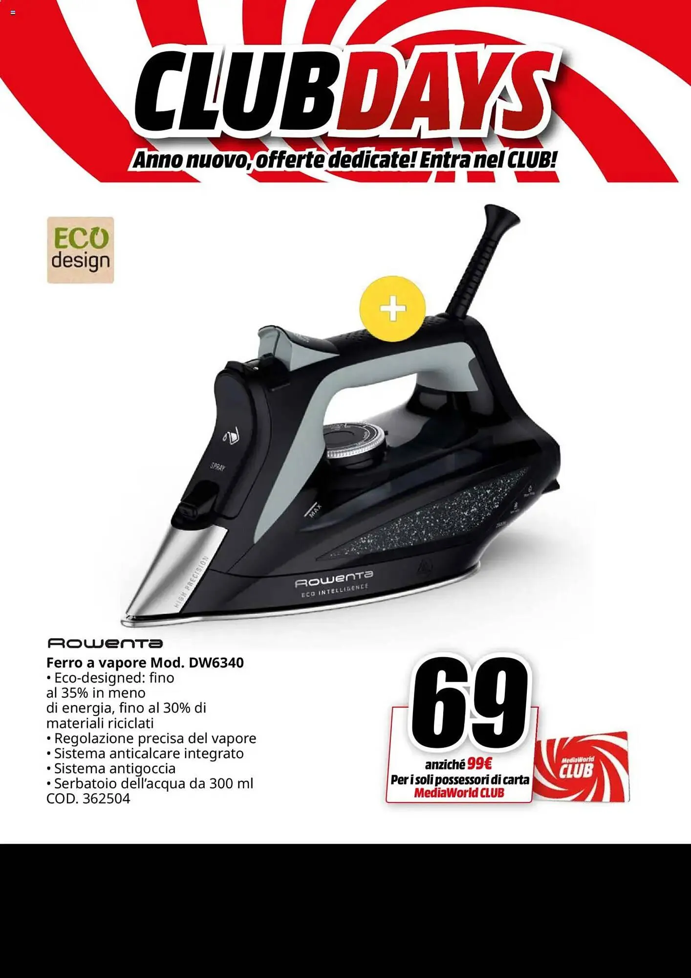 Volantino MediaWorld da 26 dicembre a 3 gennaio di 2025 - Pagina del volantino 39
