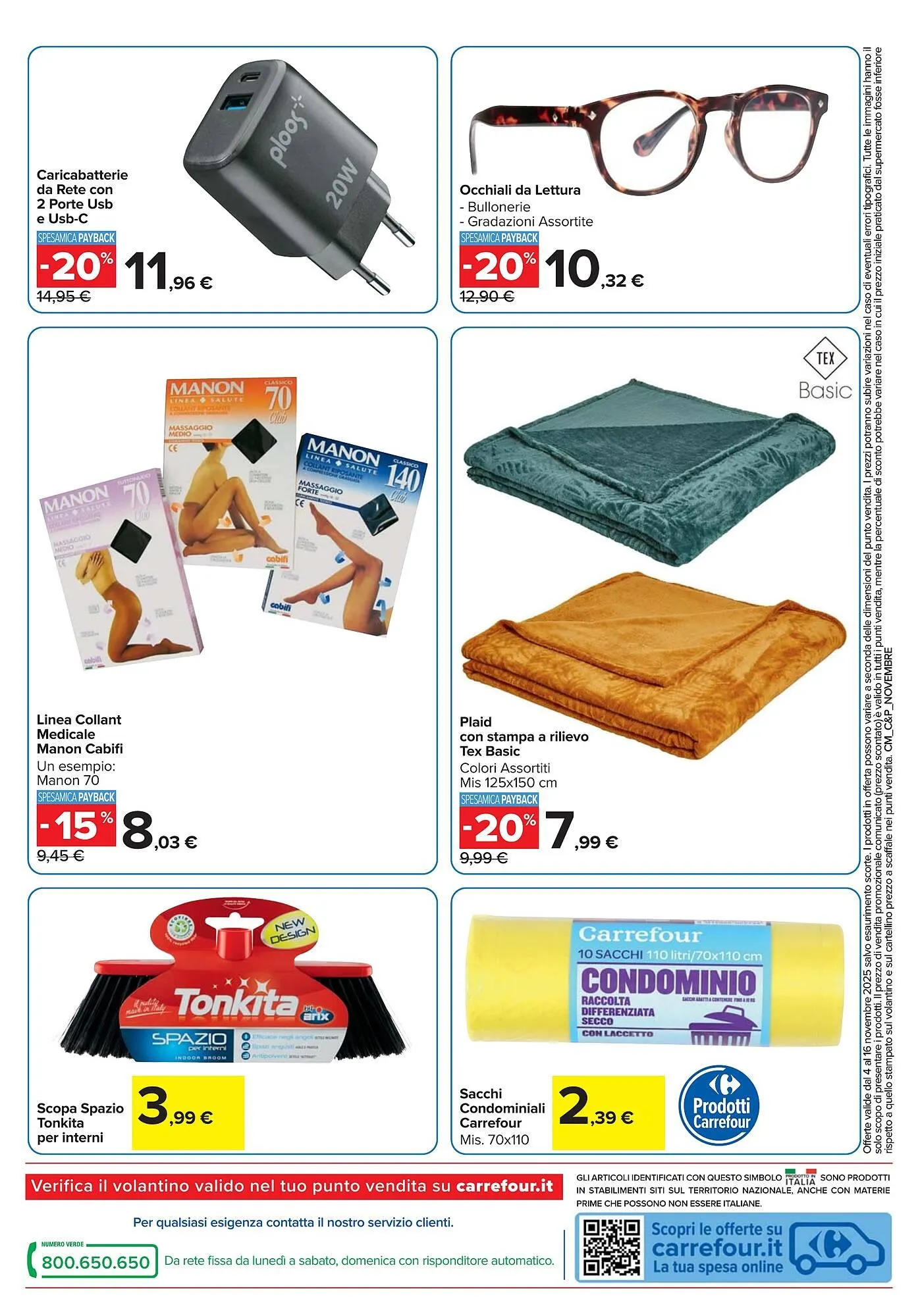 Volantino Carrefour Market da 4 novembre a 16 novembre di 2025 - Pagina del volantino 16