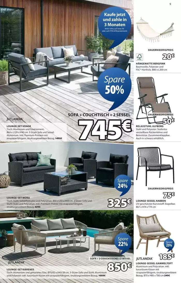 Ein großartiges Angebot für deinen Garten da 8 maggio a 4 giugno di 2025 - Pagina del volantino 9