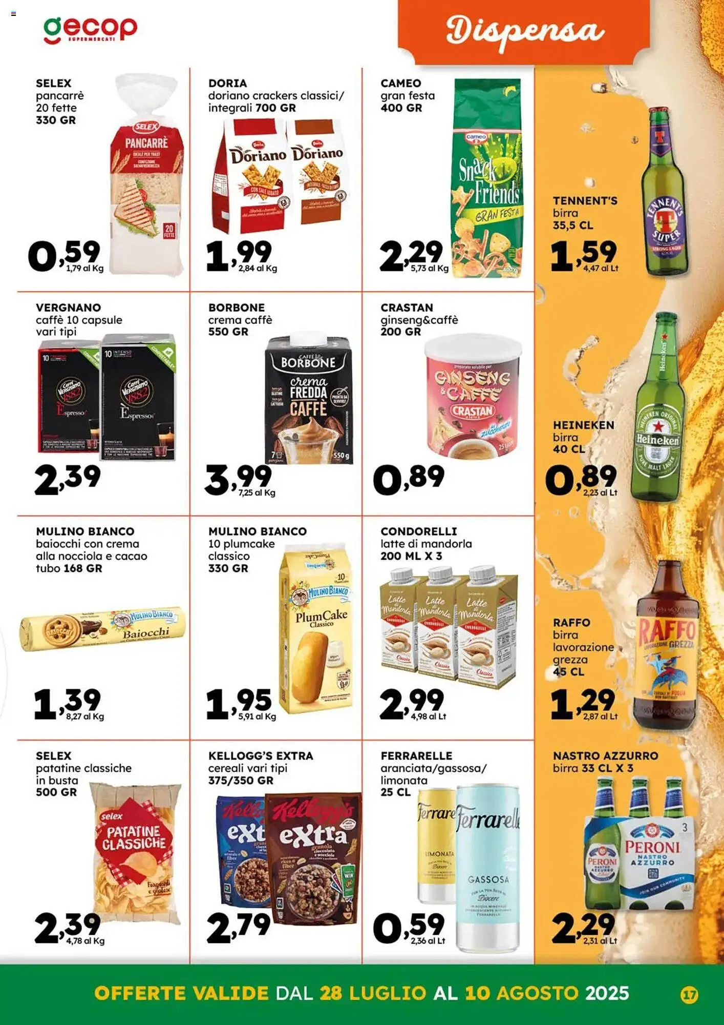 Volantino Gecop da 28 luglio a 10 agosto di 2025 - Pagina del volantino 17