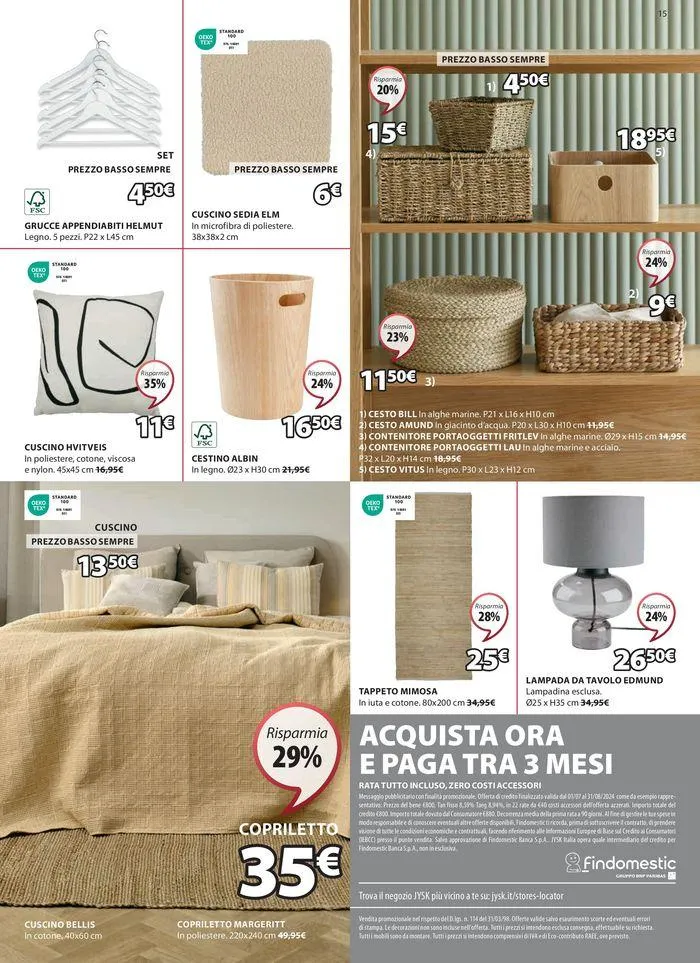 Saldi estivi da 6 luglio a 14 agosto di 2024 - Pagina del volantino 15