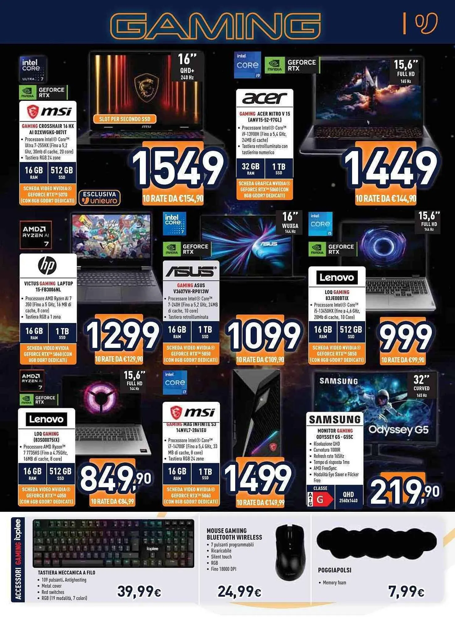 Volantino Unieuro da 27 febbraio a 19 marzo di 2026 - Pagina del volantino 25