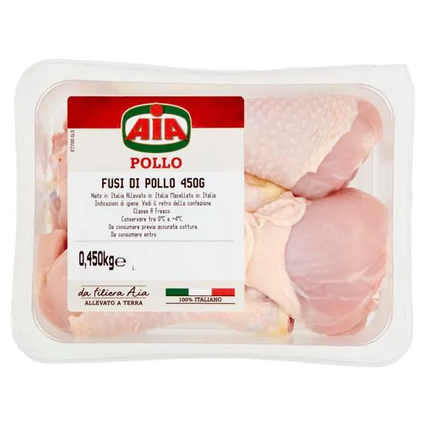 Aia Pollo Fusi di Pollo 0,450 kg