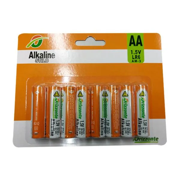 Batterie Stilo Alkaline 8pz 1,5v
