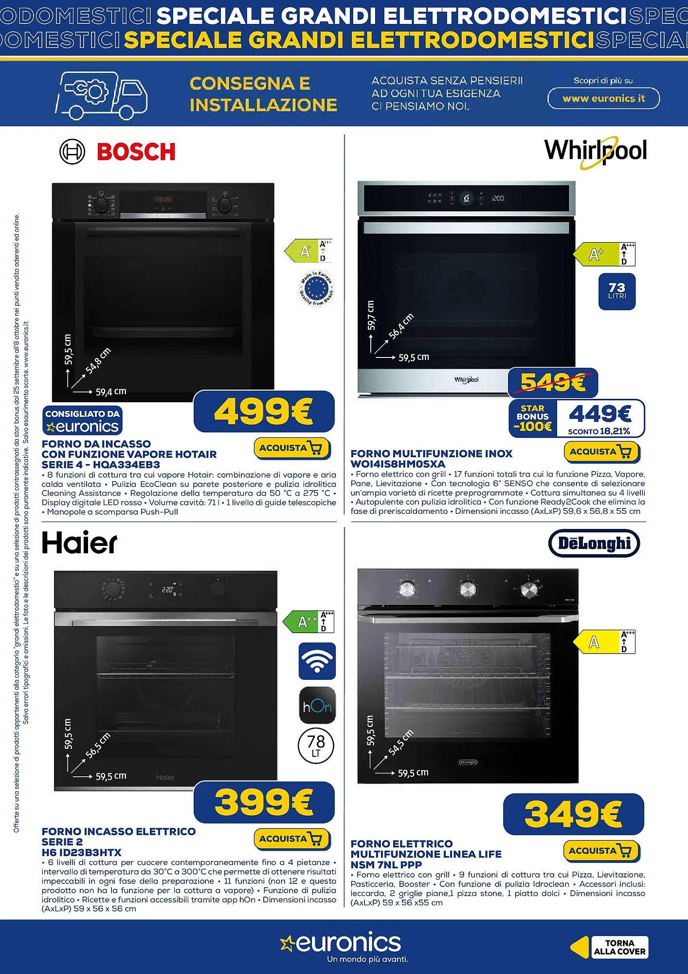 Volantino Euronics da 24 settembre a 8 ottobre di 2025 - Pagina del volantino 8