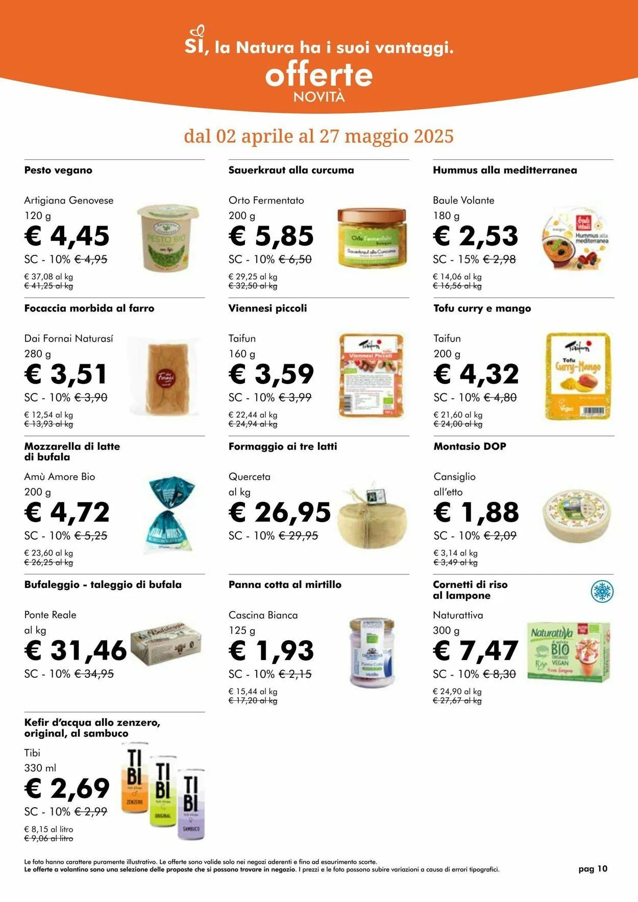 Natura Sì Volantino attuale da 24 giugno a 8 luglio di 2025 - Pagina del volantino 10