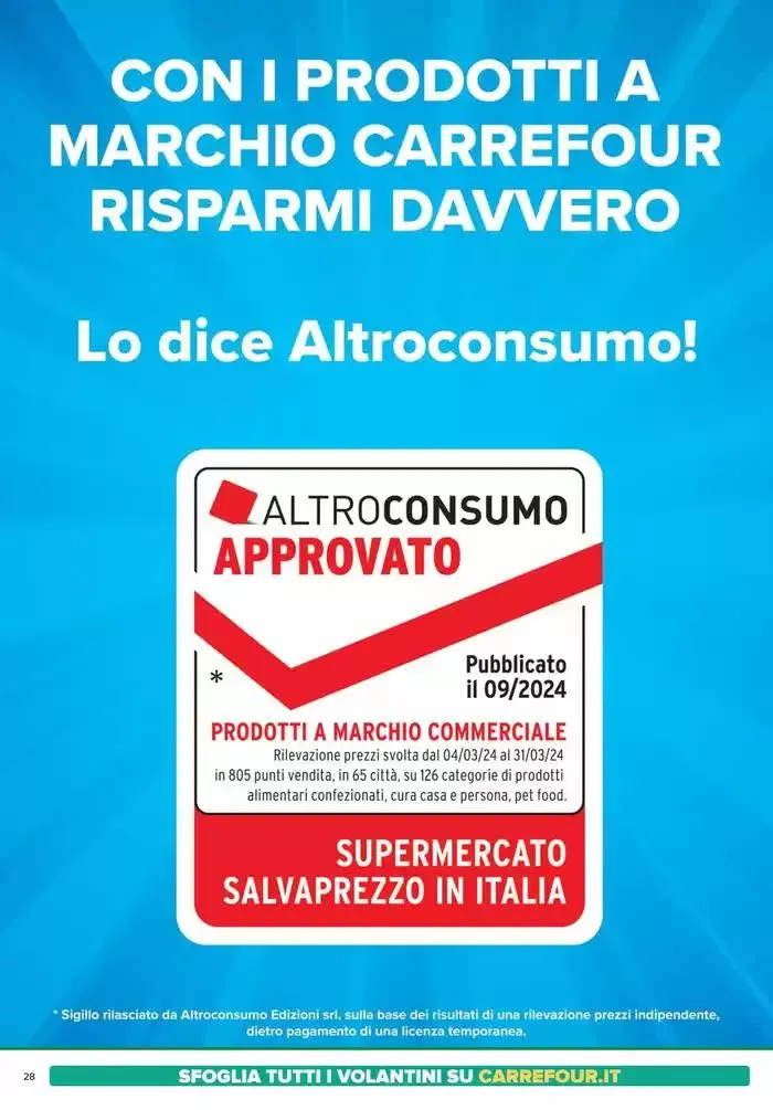 Sconti di pasqua da 3 aprile a 21 aprile di 2025 - Pagina del volantino 28