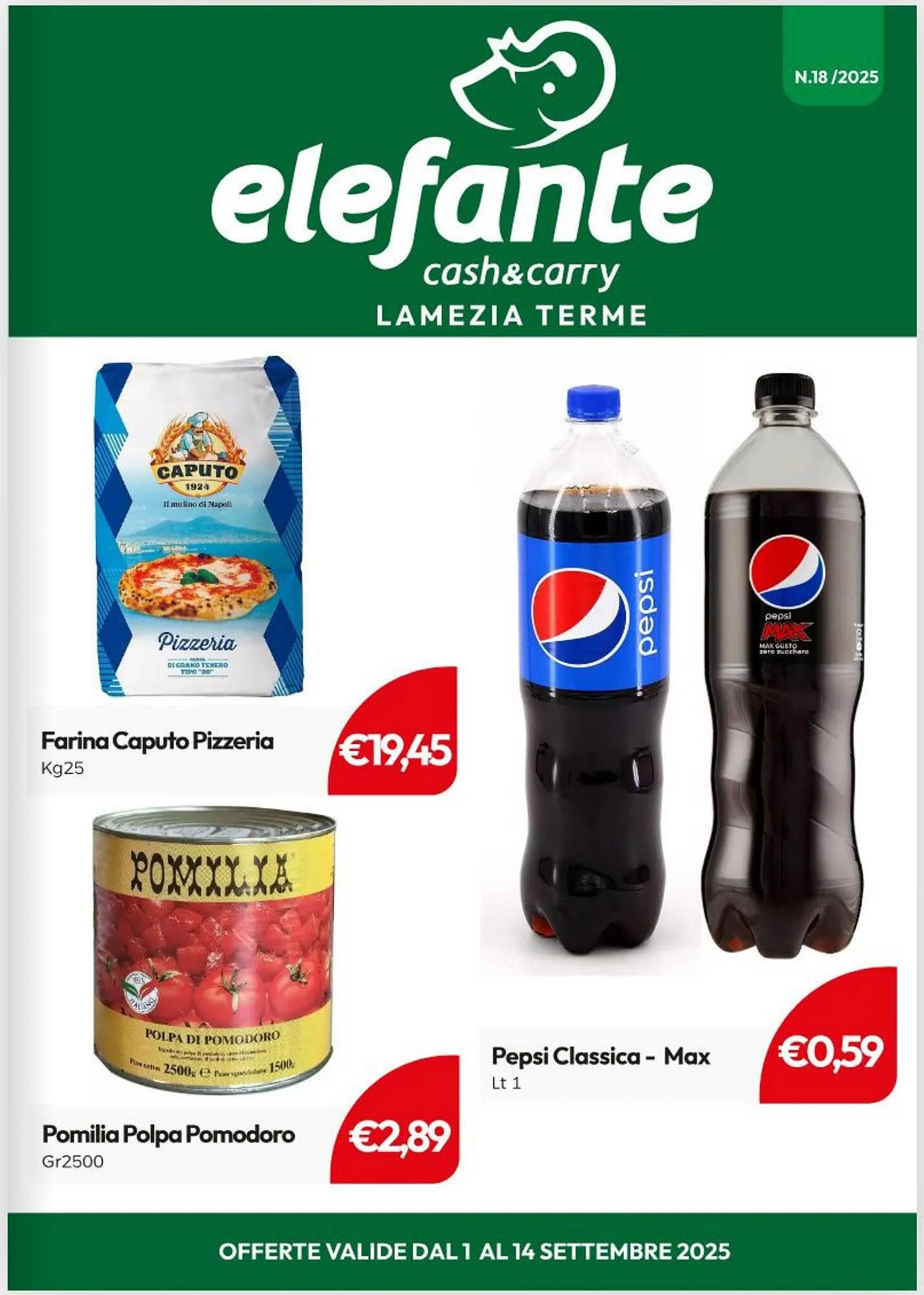 Volantino Elefante Cash & Carry da 1 settembre a 14 settembre di 2025 - Pagina del volantino 1