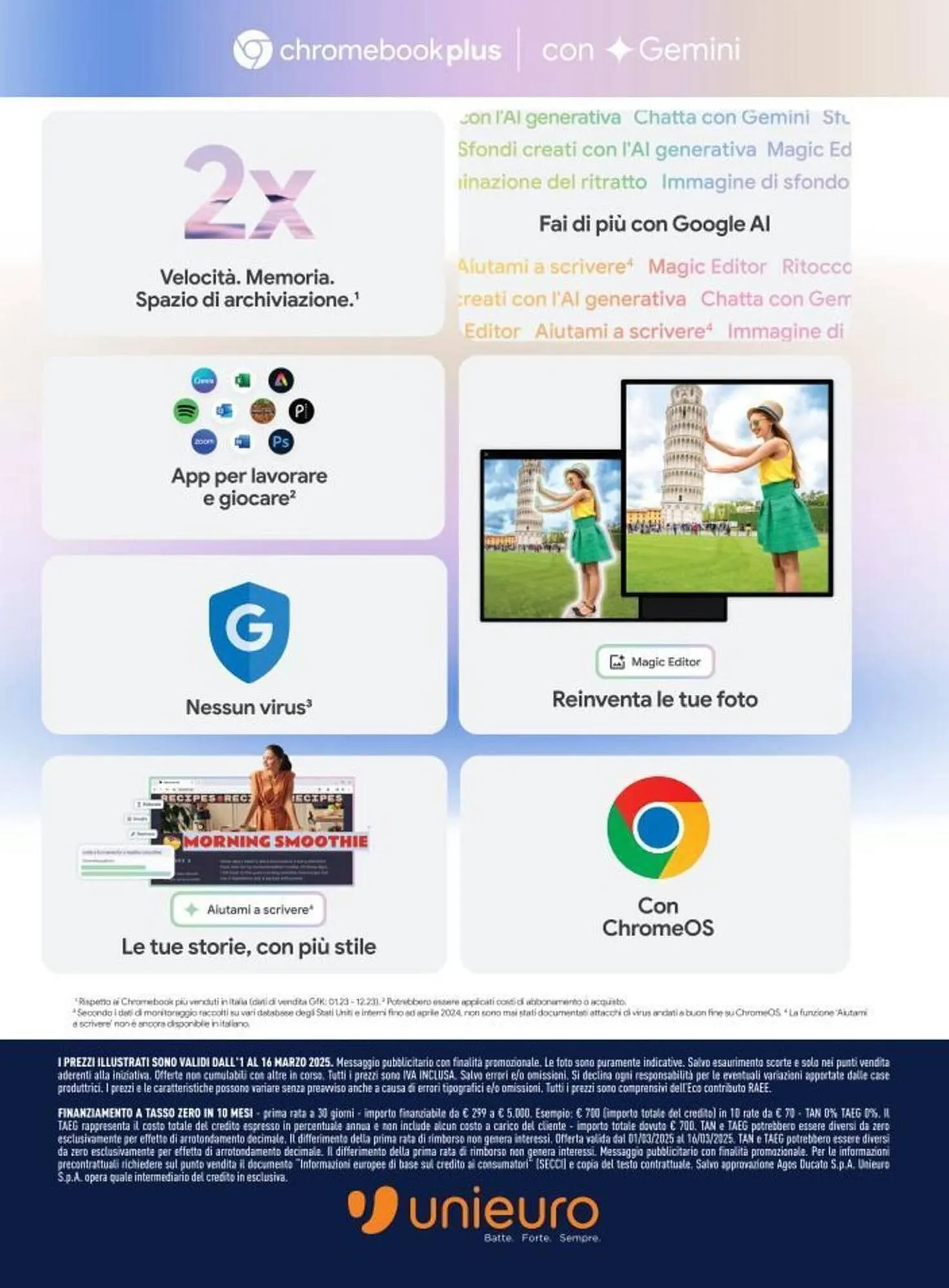 Volantino Unieuro da 1 marzo a 16 marzo di 2025 - Pagina del volantino 8